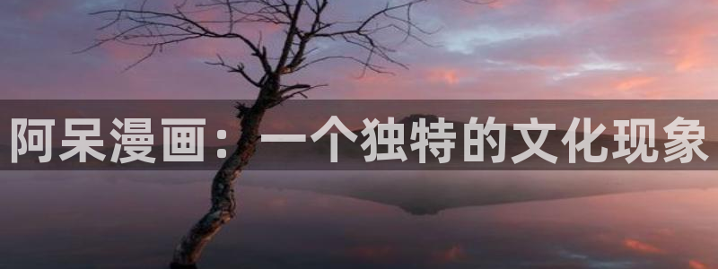 漫画汗汗漫画：阿呆漫画：一个独特的文化现象