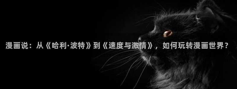 羞羞漫画汗汗漫画歪歪漫画sss：漫画说：从《哈利·波特》到《速度与激情》，如何玩转漫画世界？
